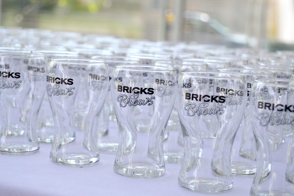 Bricks & Brews glasses