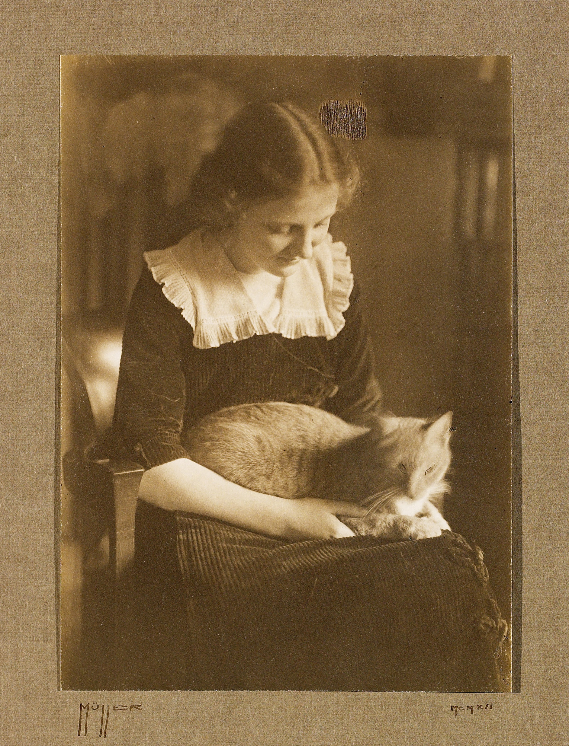 Dorothy with cat