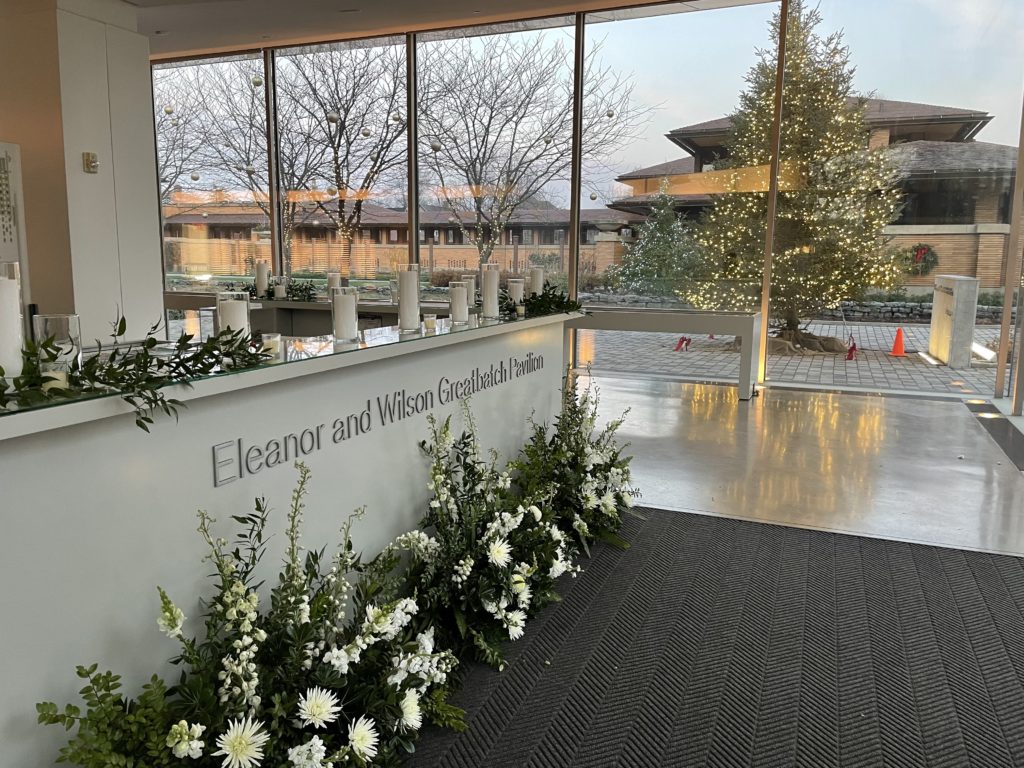 December 2021 rehearsal dinner entrance we own