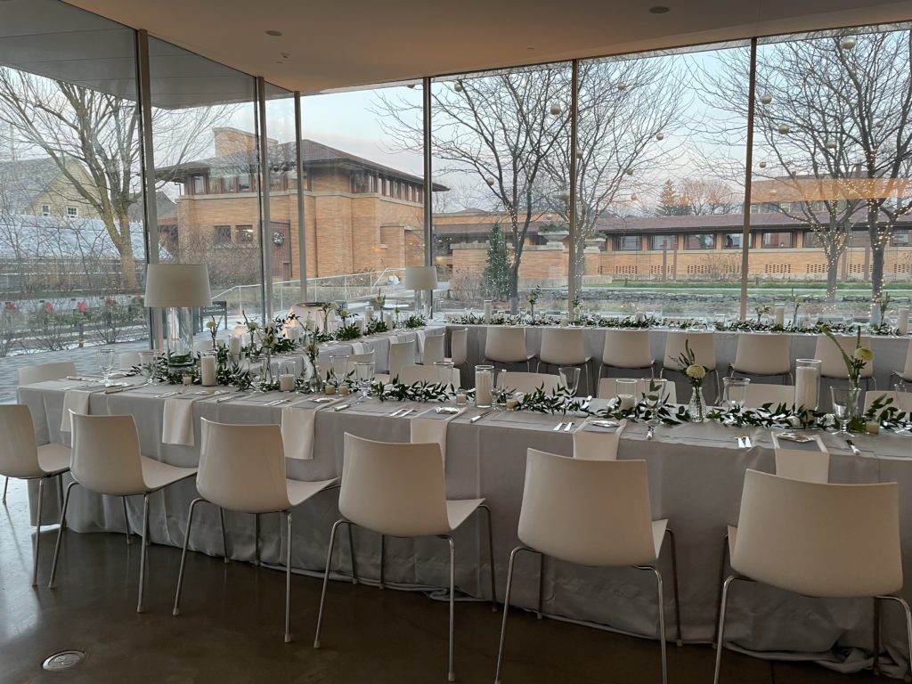 December 2021 rehearsal dinner tables we own 2