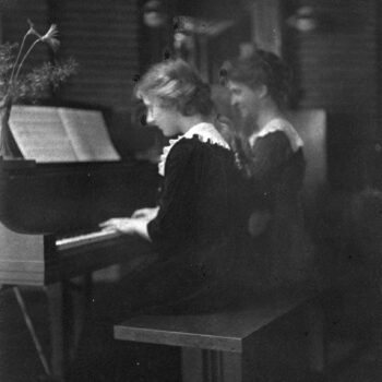 Dorothy at the piano