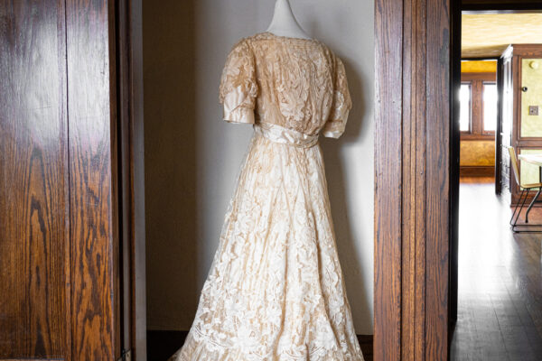 White lace dress